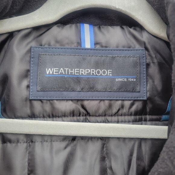 Weatherproof Navy Blue Double Zip Jacket Size M - Picture 7 of 9